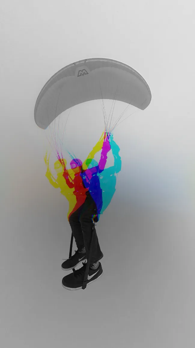 Igor Trindade flying in the clouds
